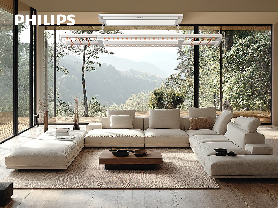 飞利浦智能晾衣架SDR606:晾晒不将就,生活更“声”动 飞利浦智能晾衣架SDR606:晾晒不将就,生活更“声”动