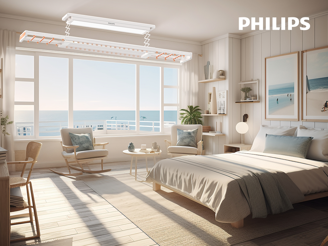 飞利浦智能晾衣架SDR606:晾晒不将就,生活更“声”动 飞利浦智能晾衣架SDR606:晾晒不将就,生活更“声”动