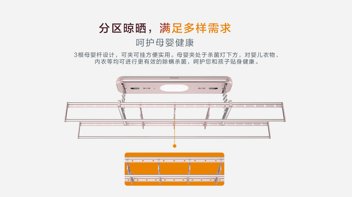 飞利浦智能晾衣架SDR701