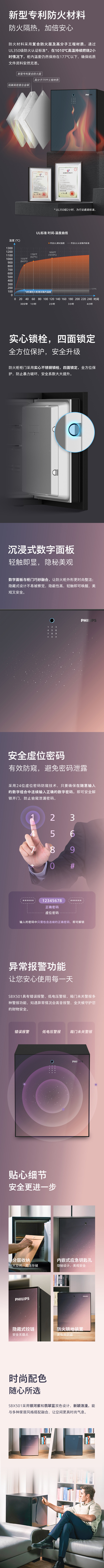 飞利浦防火柜SBX501