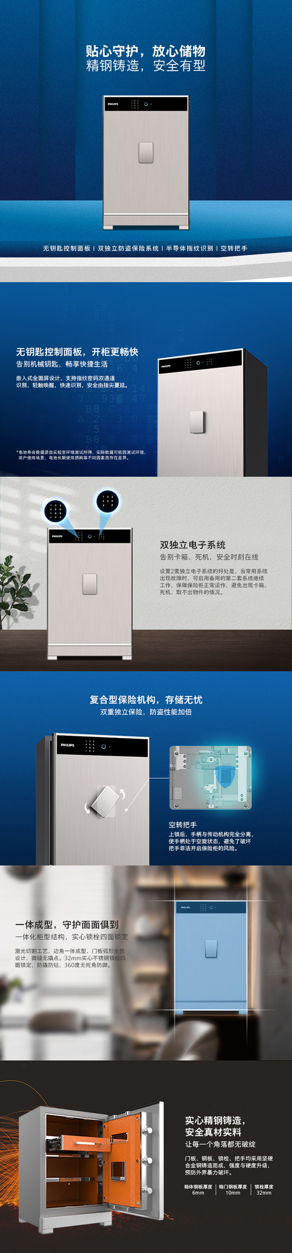 飞利浦保险柜SBX701